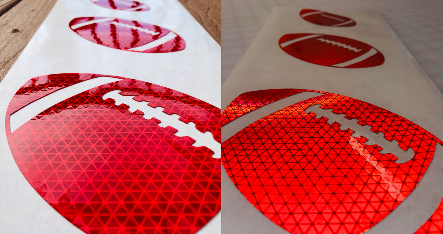 Reflective Prismatic "Football" Sticker Oralite V98