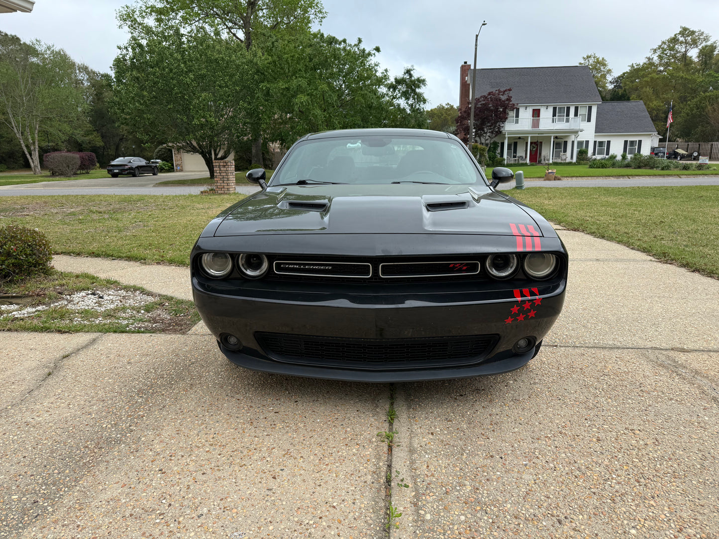 REFLECTIVE Stars & Stripes Headlight Decal