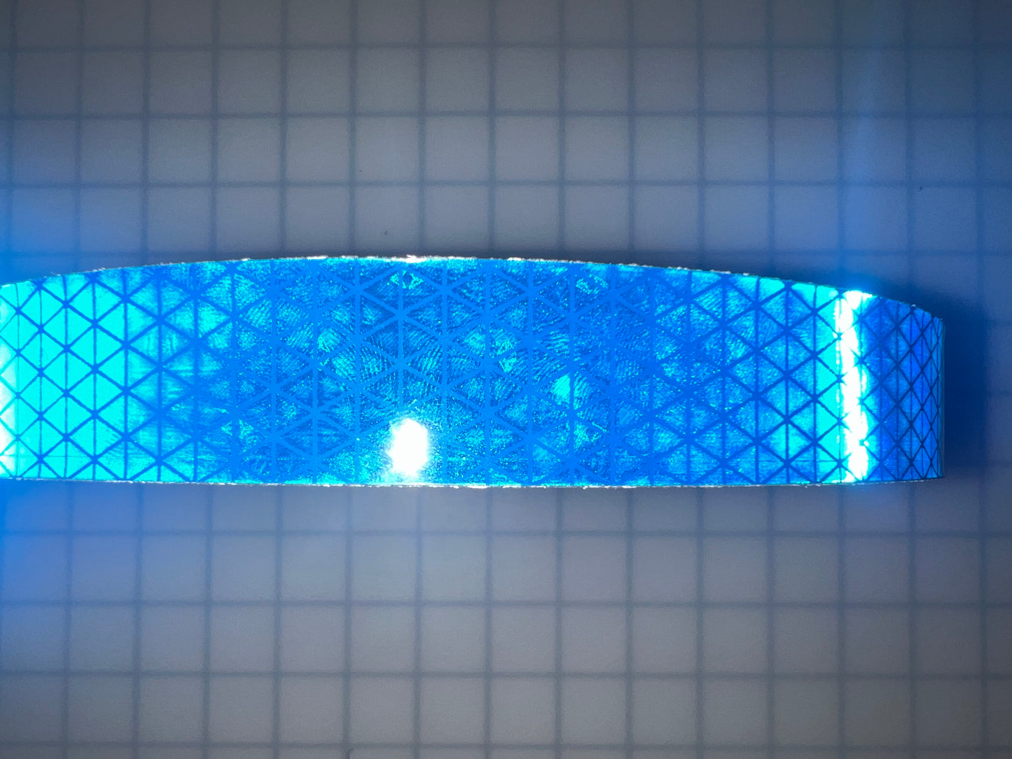 1" Inch Oralite V98 Blue Prismatic Reflective Tape - Reflective Pro