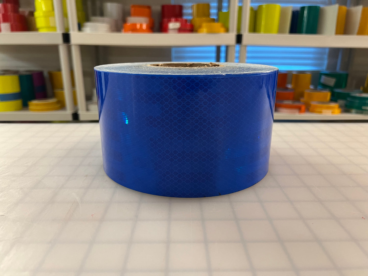 4" Inch Blue Reflective Tape 3M 3930 HIP - Reflective Pro