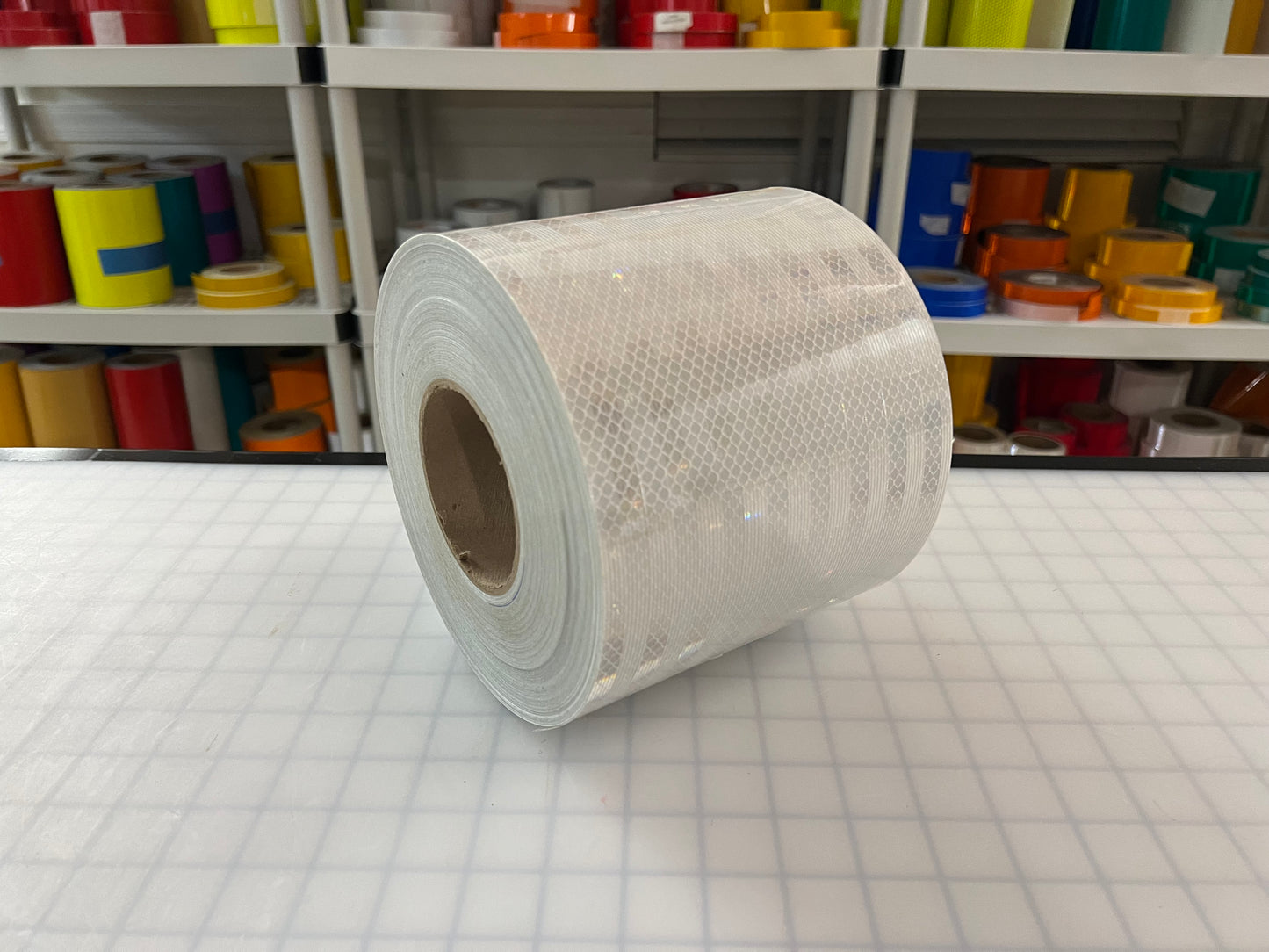 6" Inch White Reflective Tape 3M 3930 HIP - Reflective Pro
