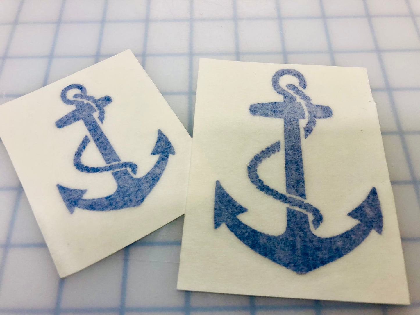 Reflective Prismatic "Navy Anchor" Sticker Oralite V98