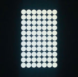 77 Reflective Black Dots 3/4" - Reflective Pro