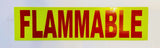 "FLAMMABLE" 6"x24" Reflective Word Panel - Reflective Pro