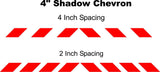 Reflective Colored Shadow Chevron - Reflective Pro