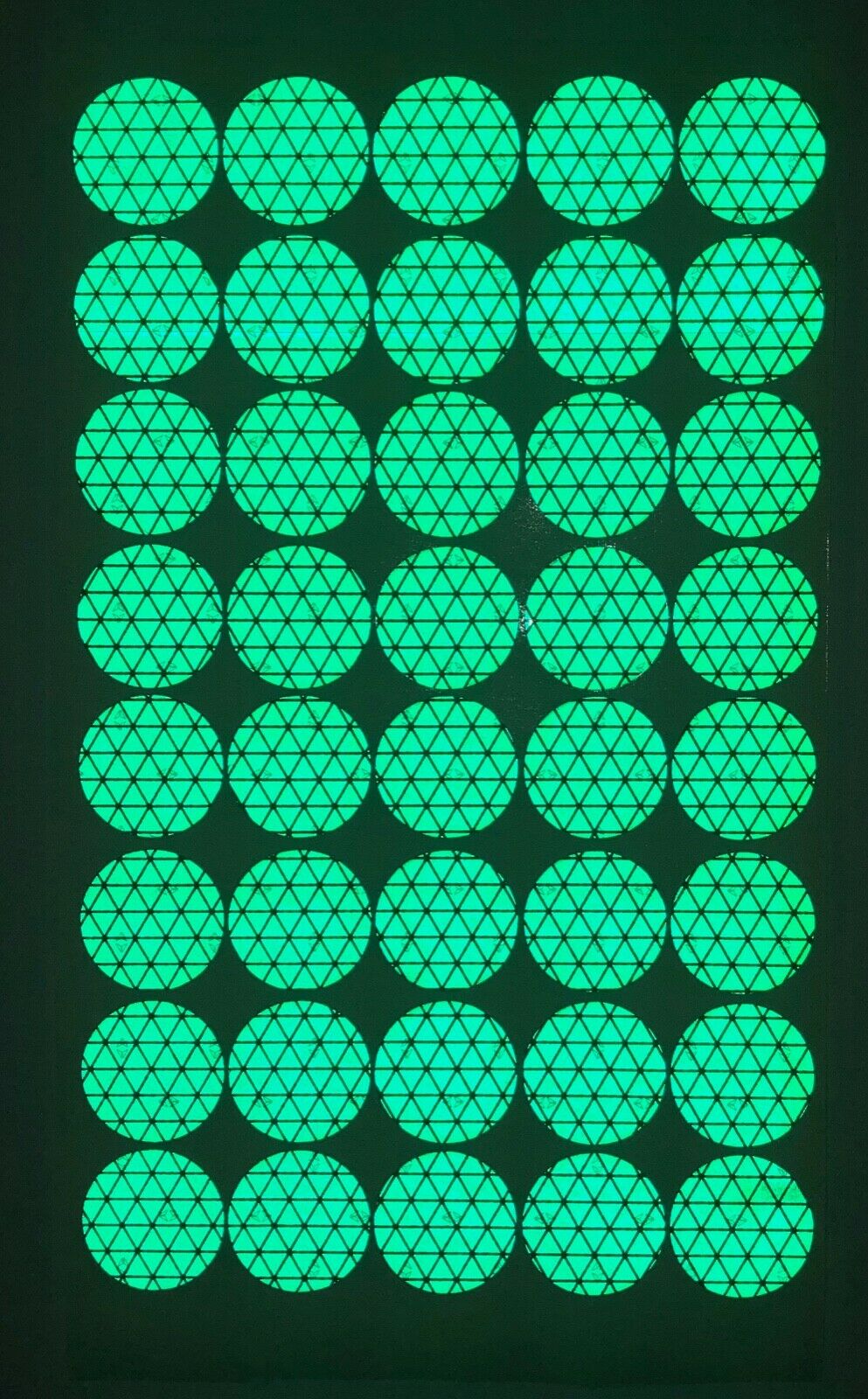 40 Oralite Reflective 1" V98 Dots - Reflective Pro