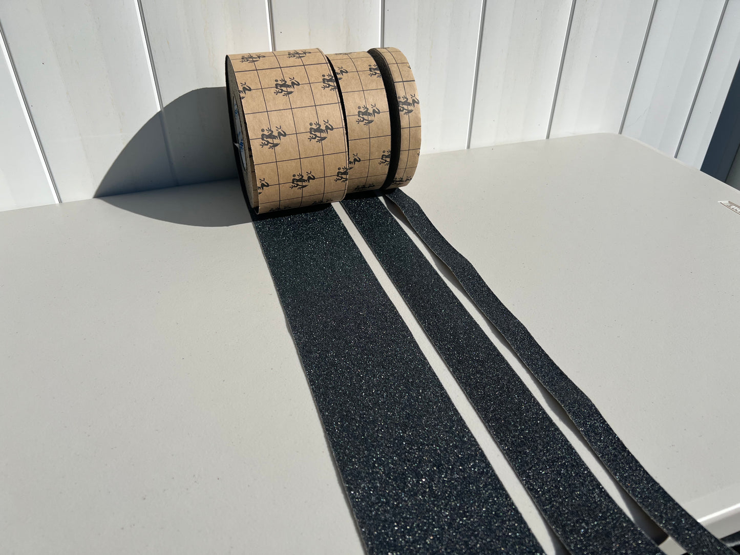 1" 2" 4" Anti-Slip BLACK Tread Tape True Grip 46 Grit OSHA - Reflective Pro