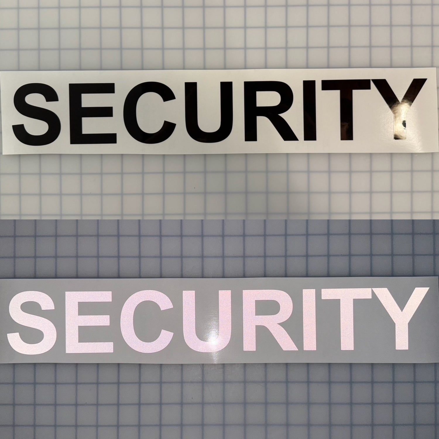 Reflective Word Decals