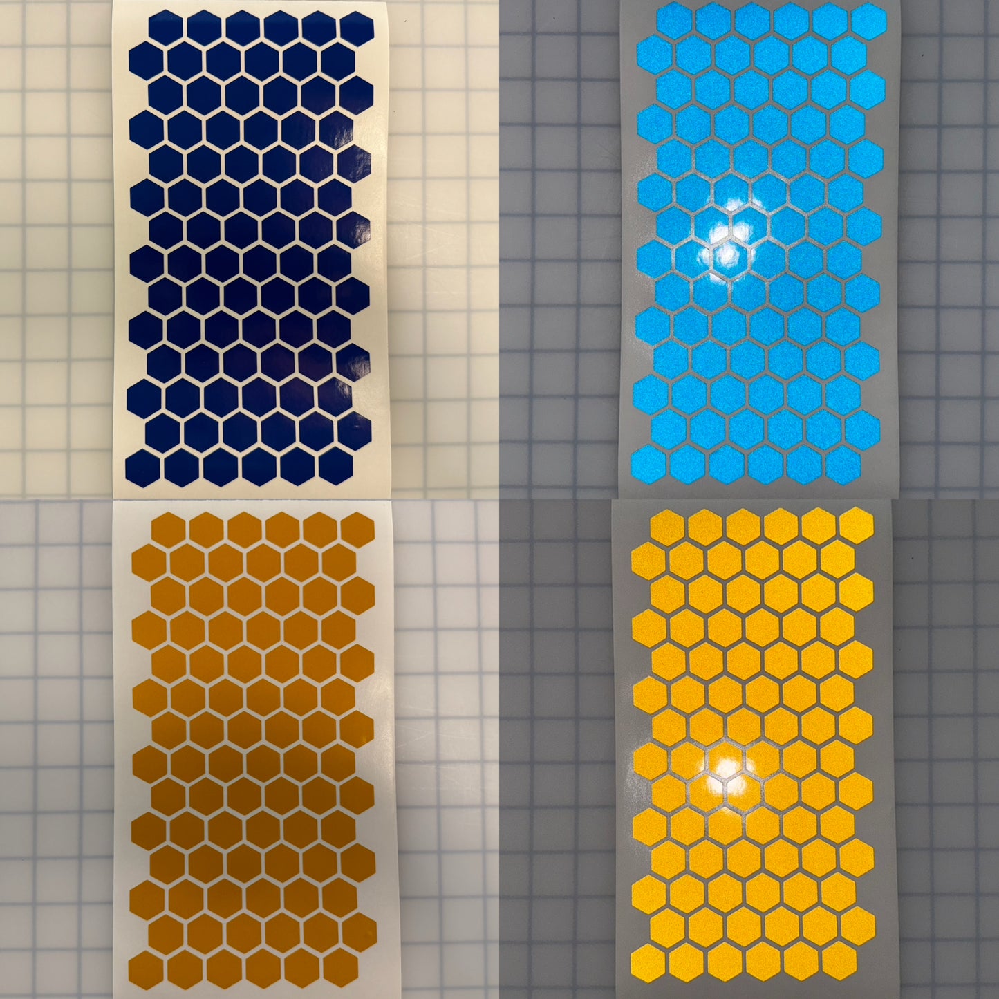 84 Reflective 3/4" ELG Hexagons