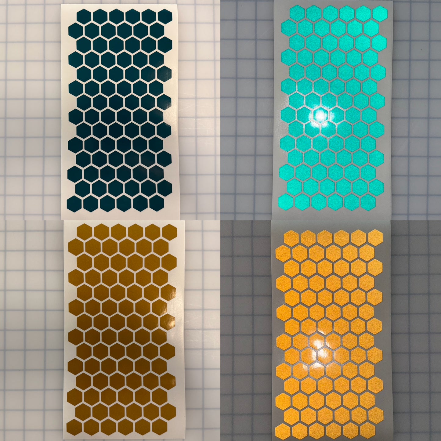 84 Reflective 3/4" ELG Hexagons