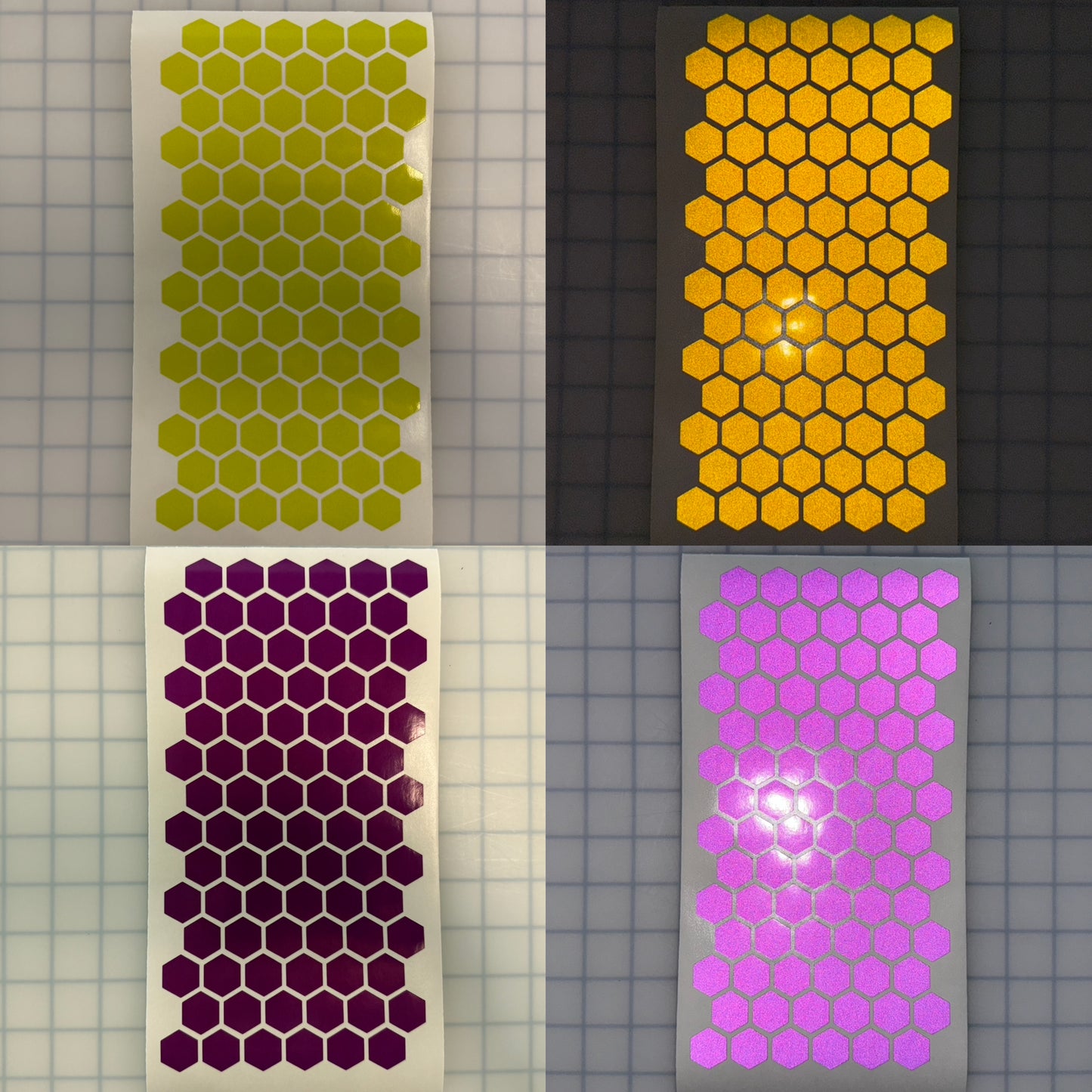 84 Reflective 3/4" ELG Hexagons