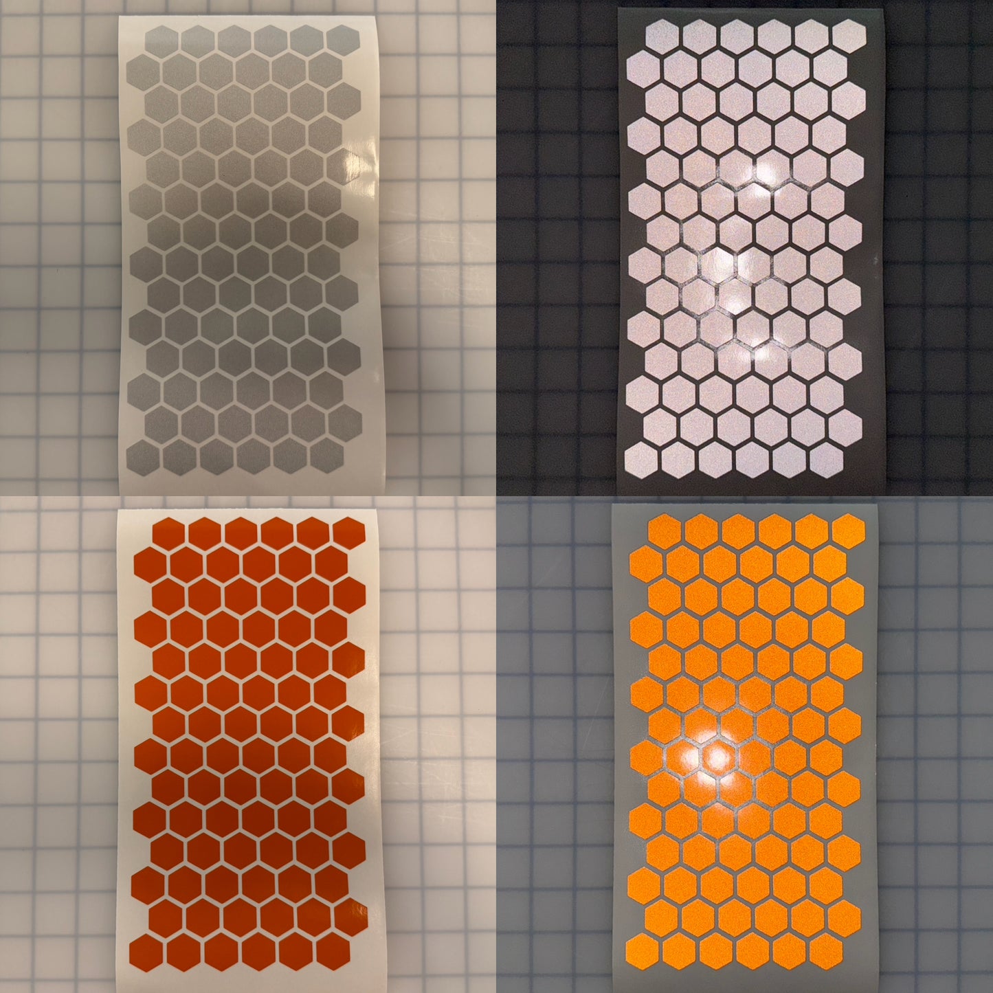 84 Reflective 3/4" ELG Hexagons