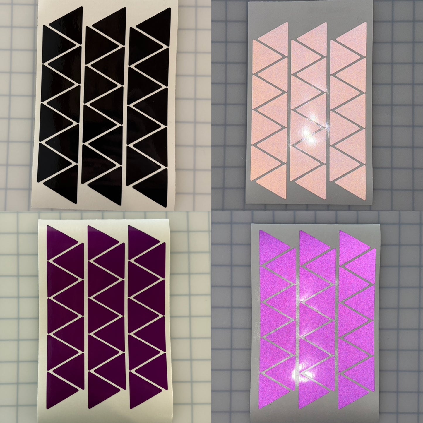 27 Reflective 1.5" ELG Triangles - Reflective Pro