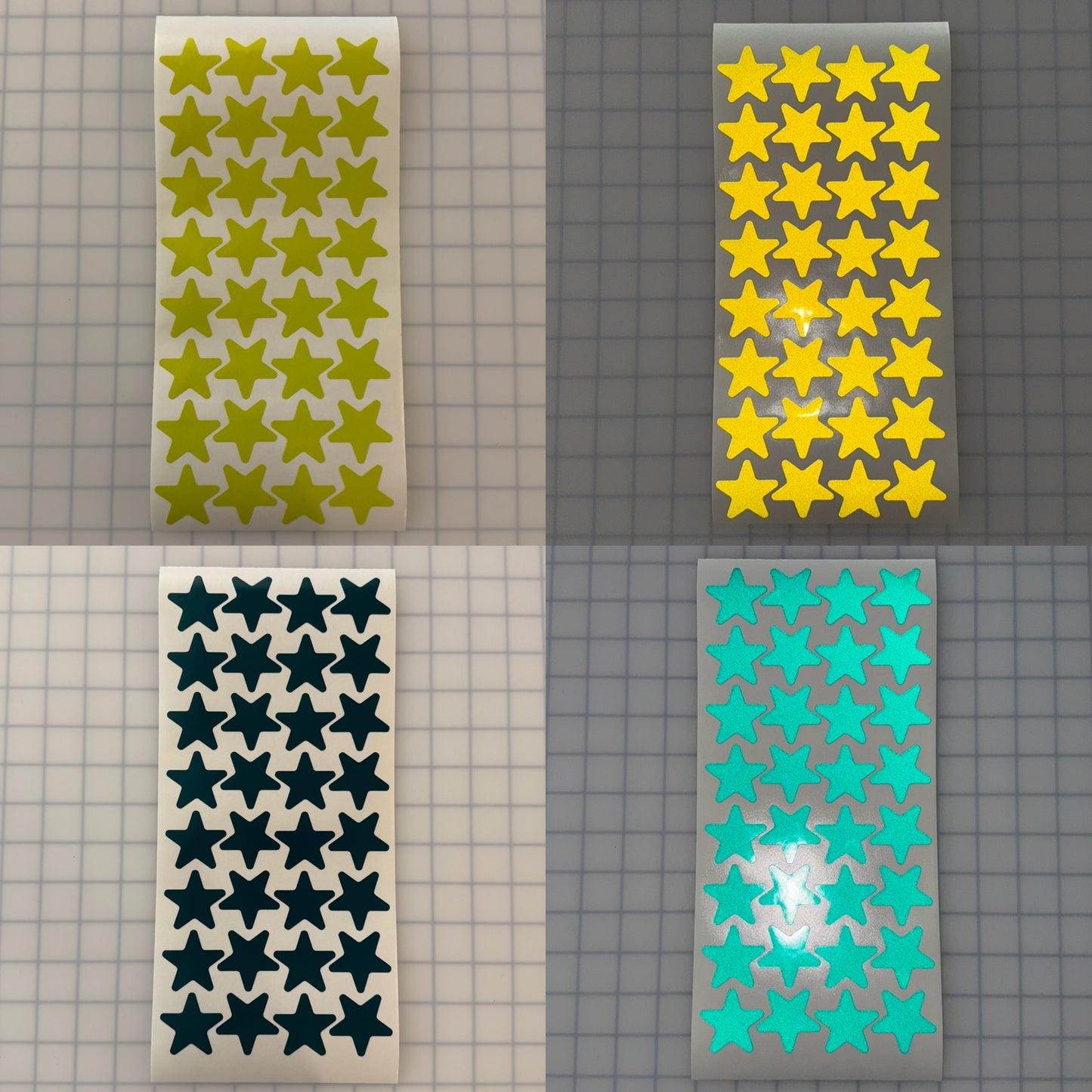 32 Reflective 1.5" ELG Stars - Reflective Pro