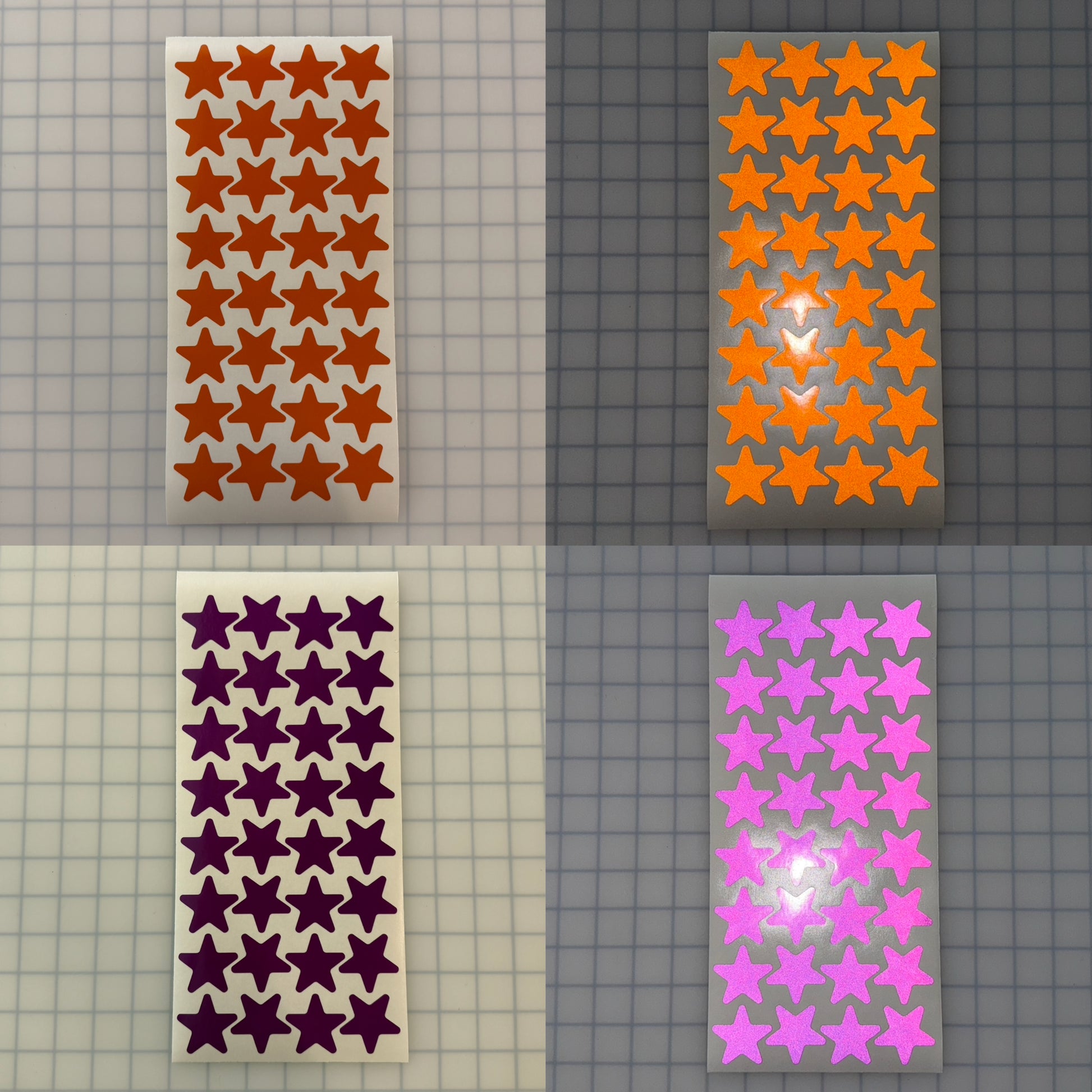 32 Reflective 1.5" ELG Stars - Reflective Pro