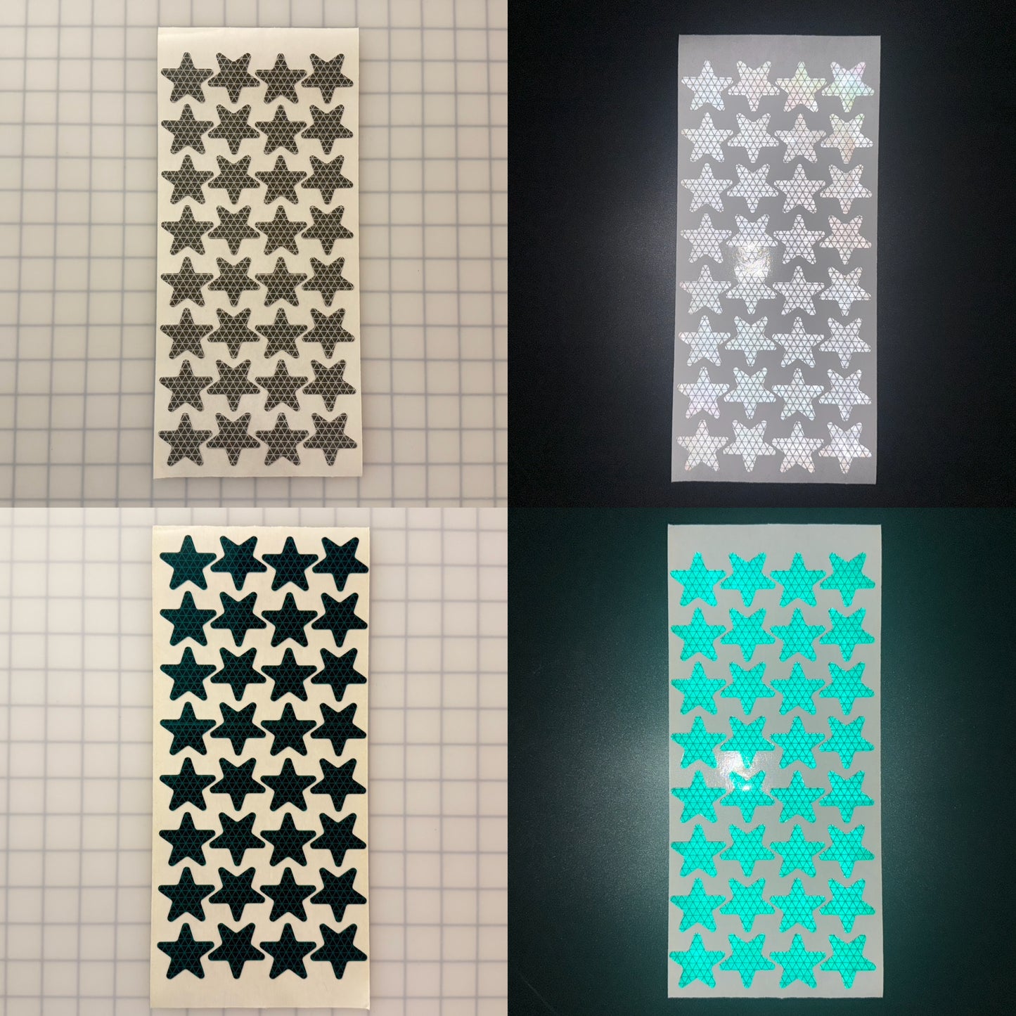 32 Reflective 1.5" V98 Prismatic Stars