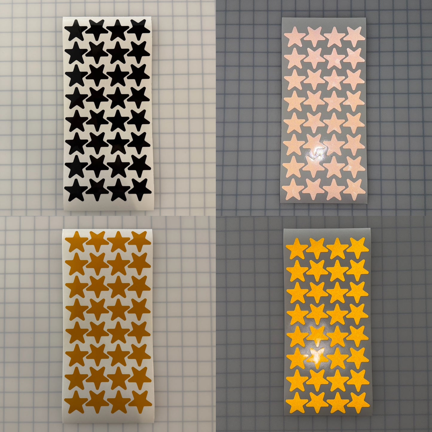 32 Reflective 1.5" ELG Stars - Reflective Pro