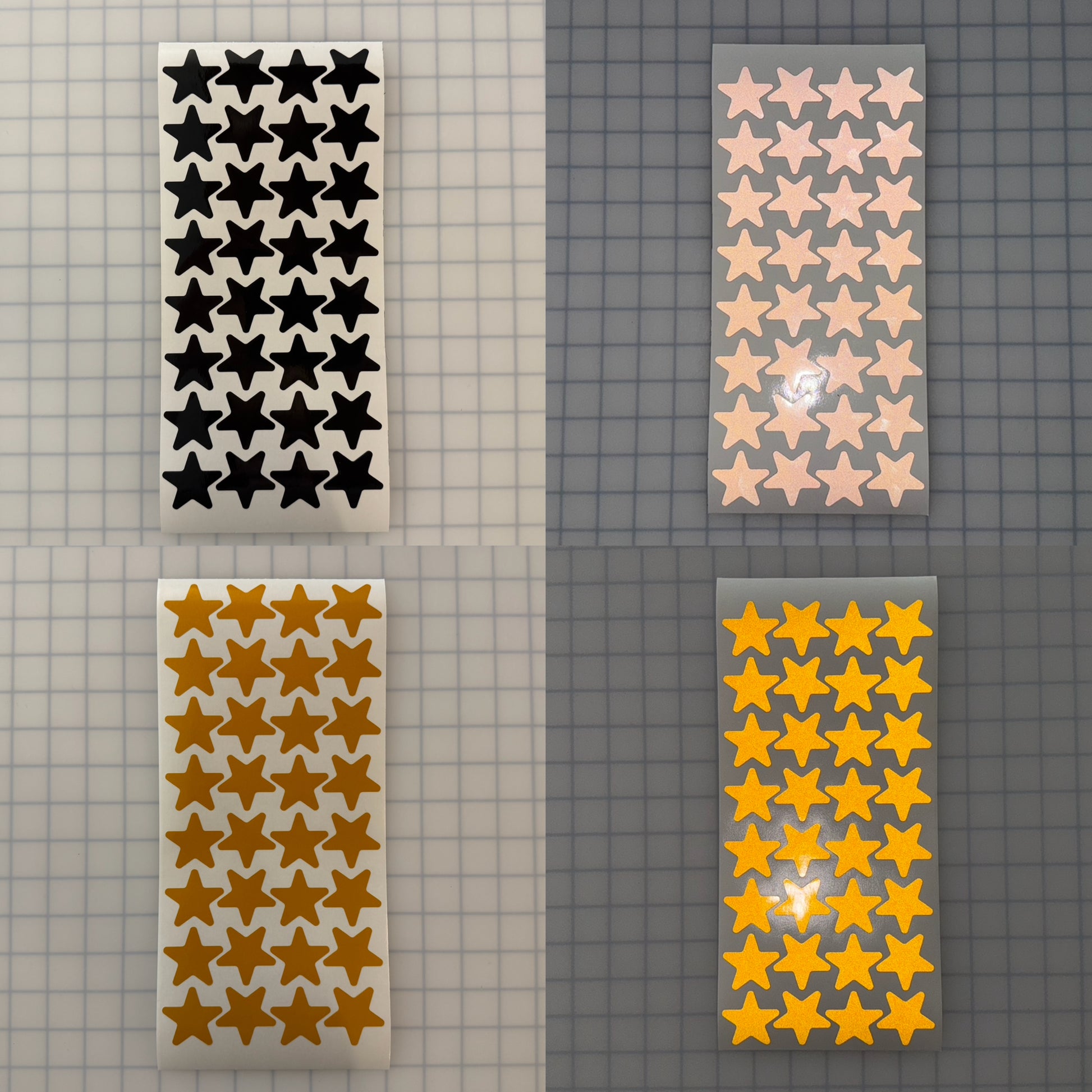 32 Reflective 1.5" ELG Stars - Reflective Pro