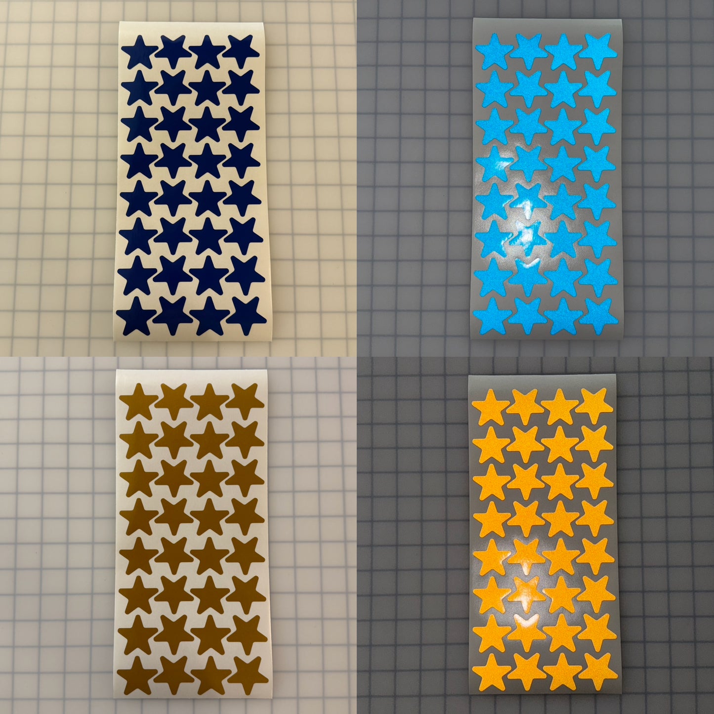 32 Reflective 1.5" ELG Stars - Reflective Pro