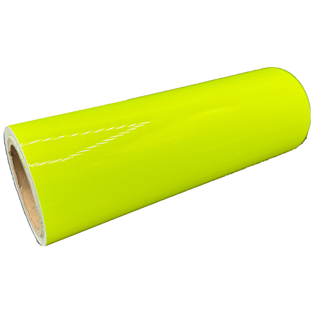 12" Inch Fluorescent Lime Reflective Tape Nikkalite 48000 (Type 1 ELG) - Reflective Pro
