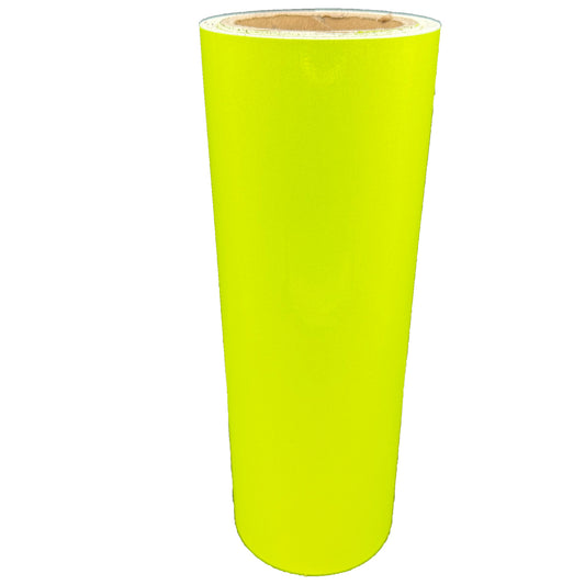 12" Inch Fluorescent Lime Reflective Tape Nikkalite 48000 (Type 1 ELG) - Reflective Pro