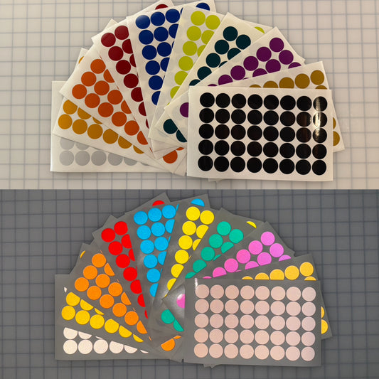 40 Reflective 1" ELG Dots (Circles) - Reflective Pro