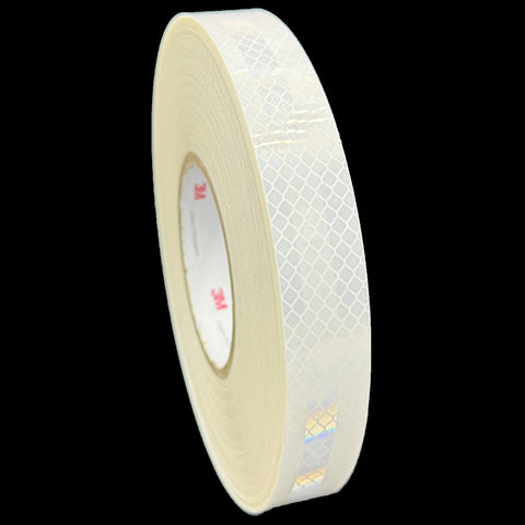 1" Inch White Reflective Tape 3M 3430 EGP Prismatic (Type 1)