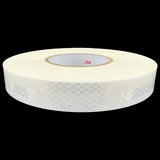 1" Inch White Reflective Tape 3M 3430 EGP Prismatic (Type 1)