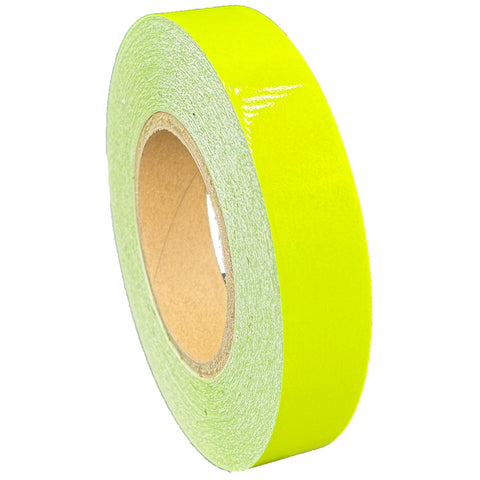 1" Inch Fluorescent Lime Reflective Tape Nikkalite 48000 (Type 1 ELG)