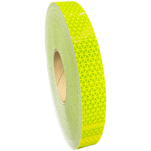 1" Inch Oralite V98 Fluorescent Lime Prismatic Reflective Tape - Reflective Pro