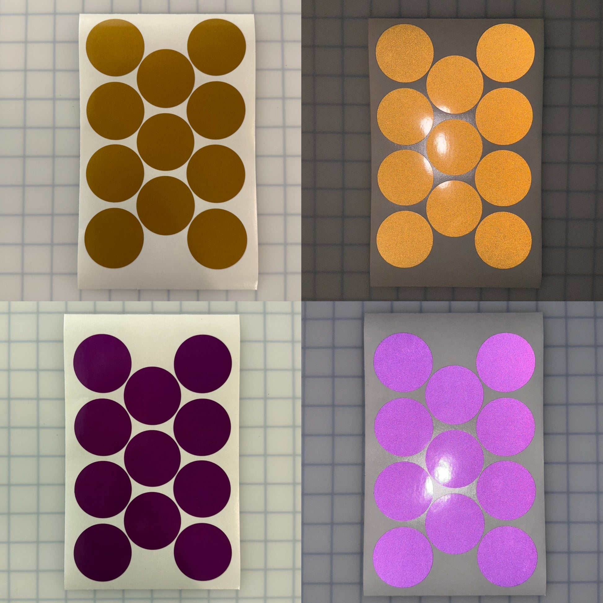 11 Reflective 2" ELG Dots (Circles) - Reflective Pro