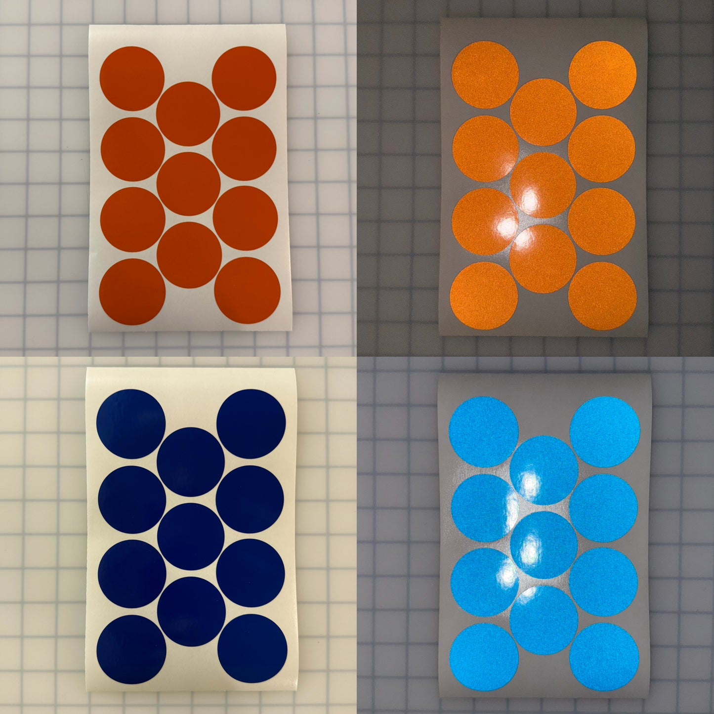 11 Reflective 2" ELG Dots (Circles) - Reflective Pro