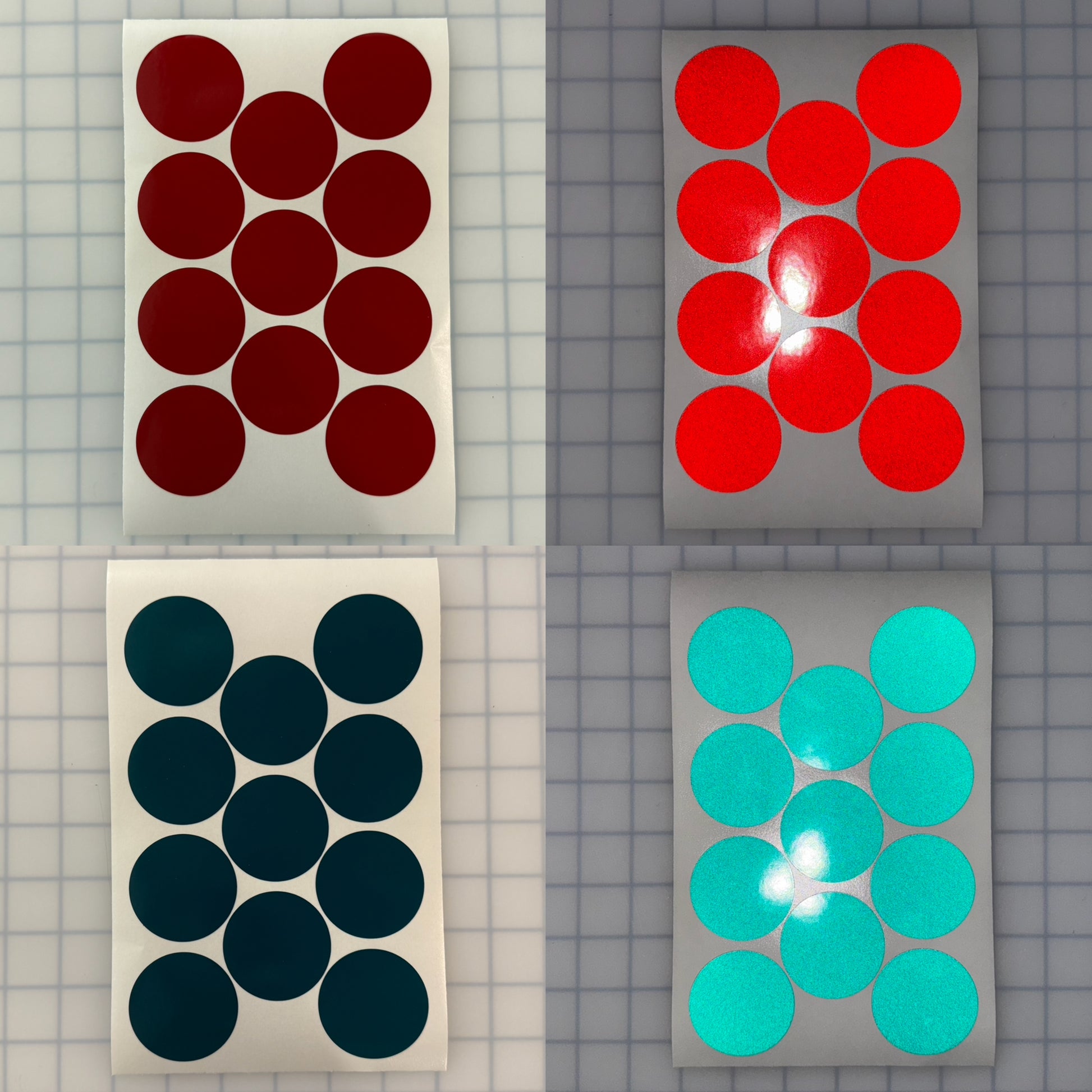 11 Reflective 2" ELG Dots (Circles) - Reflective Pro