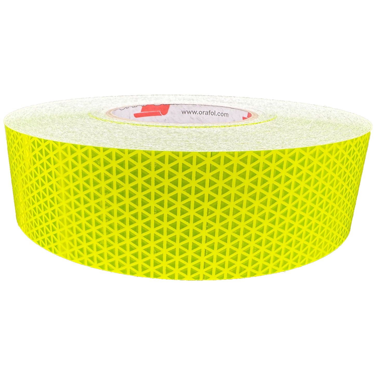 2" Inch Oralite V98 Fluorescent Lime Prismatic Reflective Tape - Reflective Pro