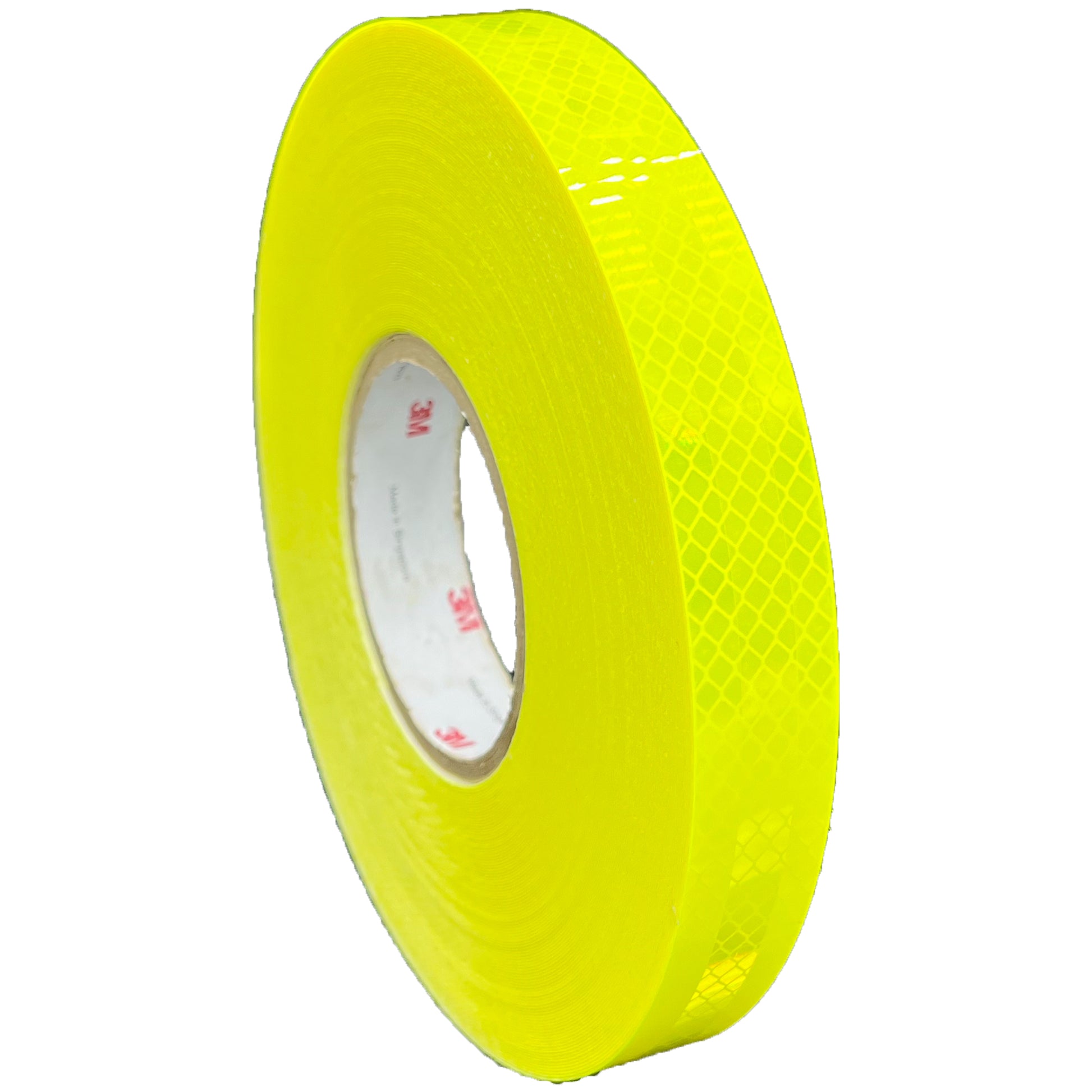 1" Inch Fluorescent Lime Reflective Tape 3M 3930 HIP - Reflective Pro