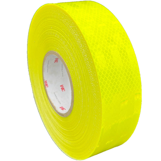 2" Inch Fluorescent Lime Reflective Tape 3M 3930 HIP - Reflective Pro
