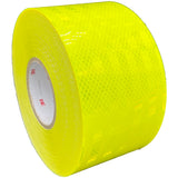 4" Inch Fluorescent Lime Reflective Tape 3M 3930 HIP