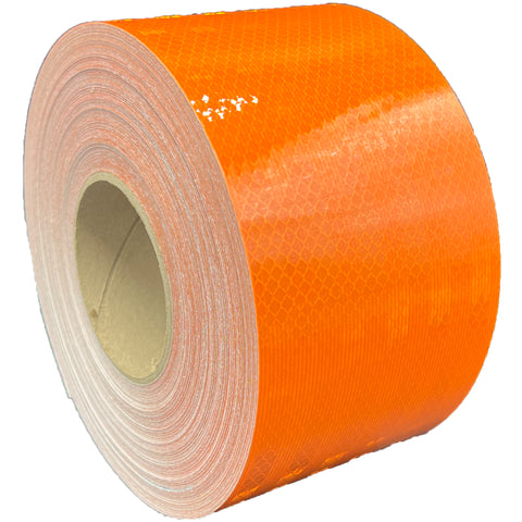 4" Inch Orange Reflective Tape 3M 3930 HIP