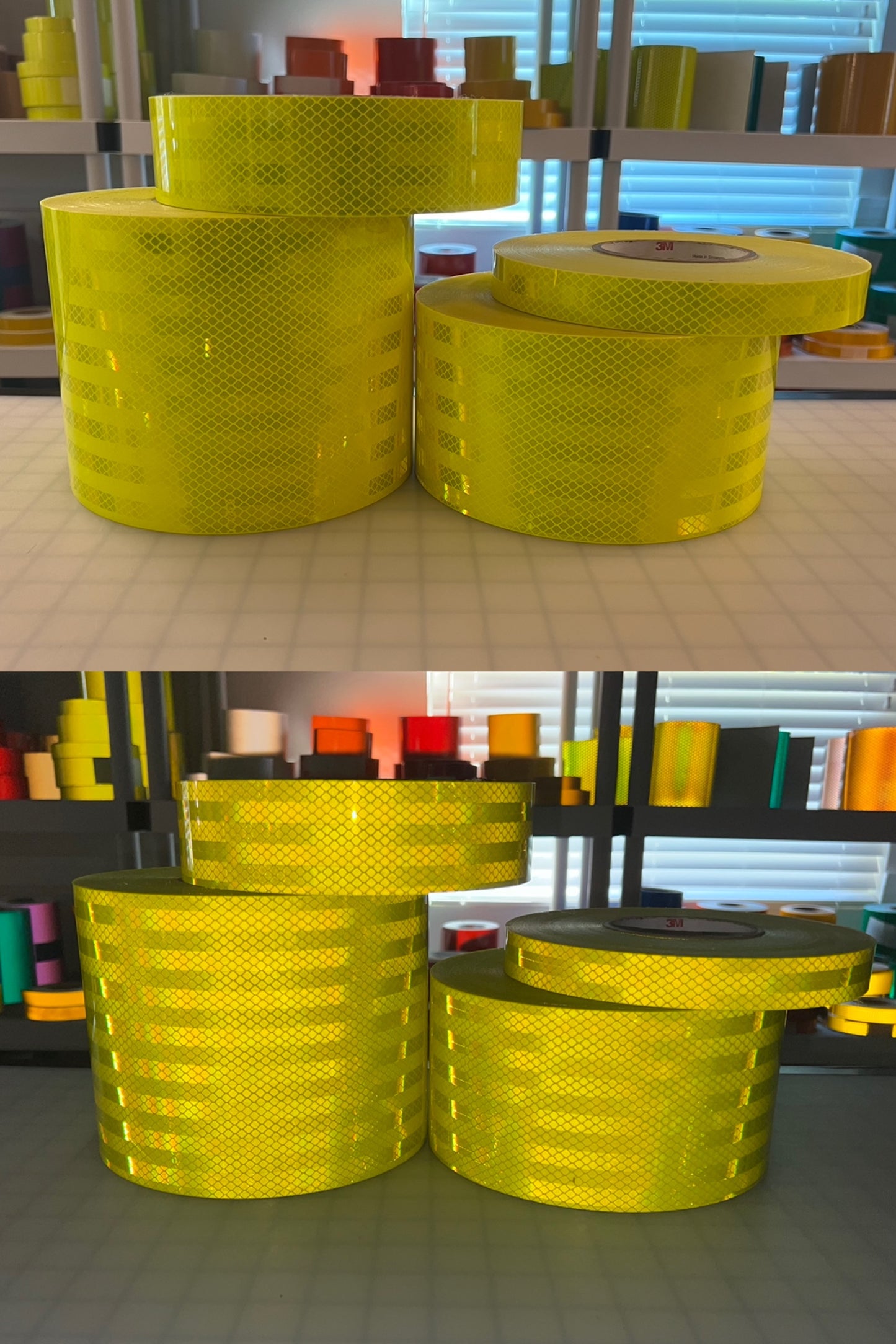 3M 3930 Fluorescent Lime HIP - Reflective Pro