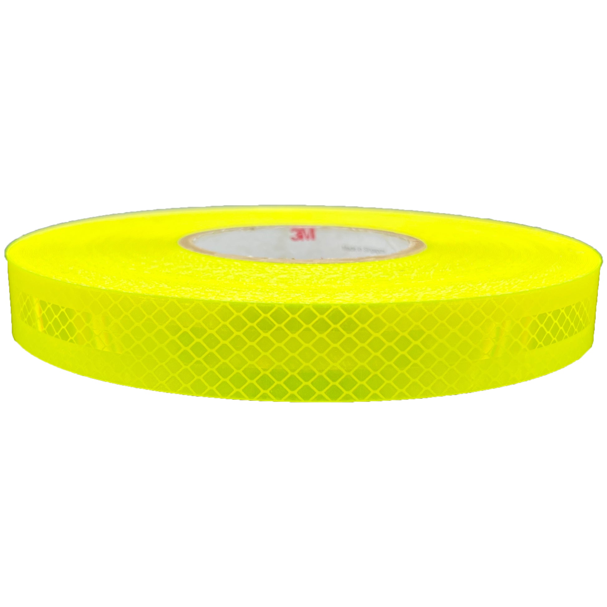 1" Inch Fluorescent Lime Reflective Tape 3M 3930 HIP - Reflective Pro