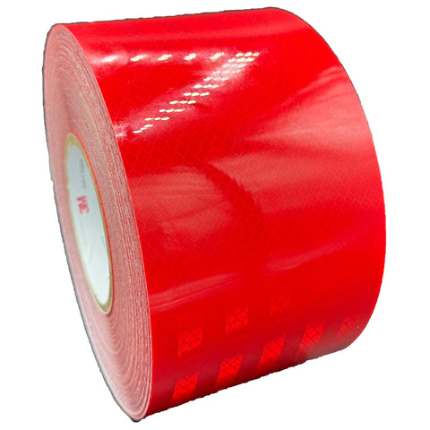 4" Inch Red Reflective Tape 3M 3430 EGP Prismatic (Type 1)