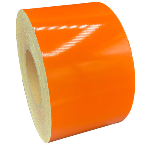 4" Inch Orange Reflective Tape Super Engineer Grade Nikkalite SEG 15000 (Type 2)