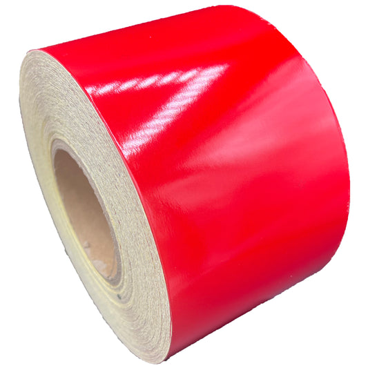 4" Inch Red Reflective Tape Super Engineer Grade Nikkalite SEG 15000 (Type 2) - Reflective Pro