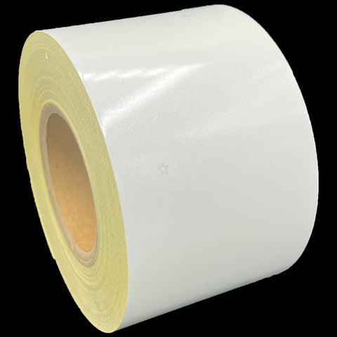 4" Inch White Reflective Tape Super Engineer Grade Nikkalite SEG 15000 (Type 2)