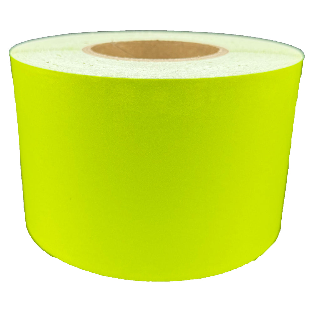 4" Inch Fluorescent Lime Reflective Tape Nikkalite 48000 (Type 1 ELG)