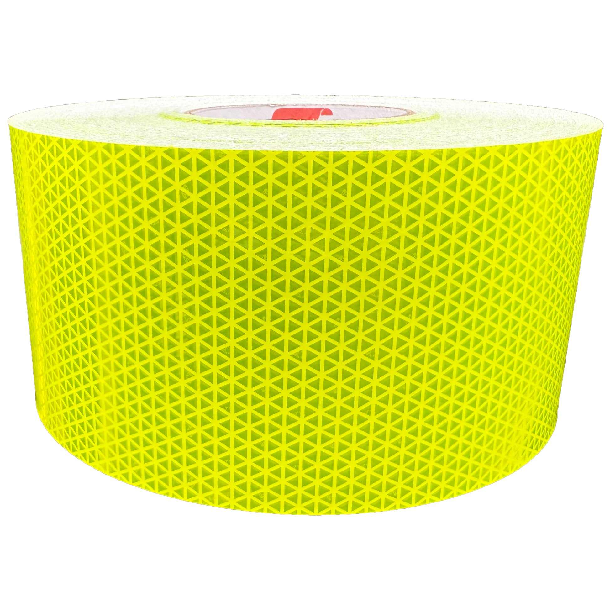 4" Inch Oralite V98 Fluorescent Lime Prismatic Reflective Tape - Reflective Pro