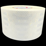 4" Inch White Reflective Tape 3M 3430 EGP Prismatic (Type 1)