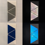 3 Reflective 6.3" x 5.5" V98 Prismatic Triangles