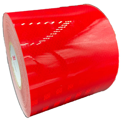 6" Inch Red Reflective Tape 3M 3430 EGP Prismatic (Type 1)