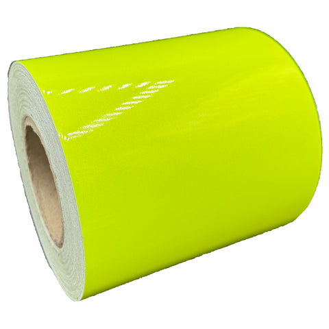 6" Inch Fluorescent Lime Reflective Tape Nikkalite 48000 (Type 1 ELG)